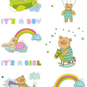 Newborn set  embroidery design