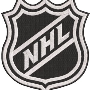NHL logo embroidery design