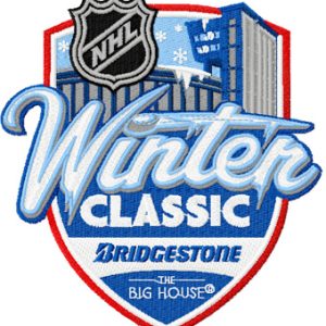 NHL Winter Classic Logo embroidery design