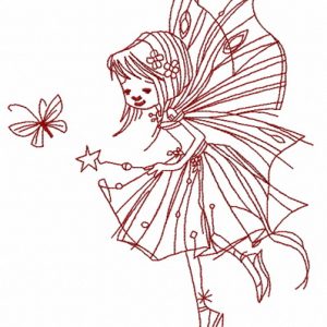 Night fairy 2 embroidery design