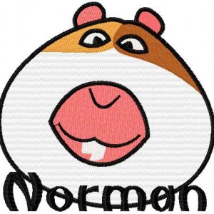 Norman 2 embroidery design