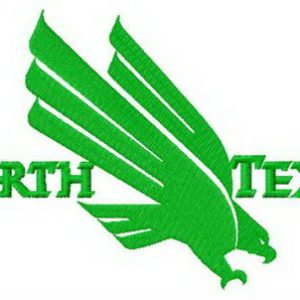 North Texas Mean Green logo embroidery design