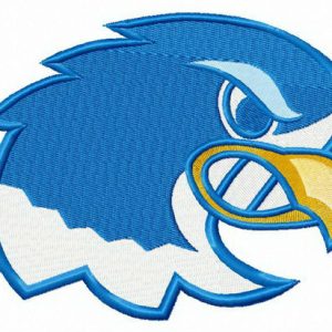Notre Dame Falcons alternative logo embroidery design