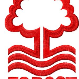 Nottingham Forest Football Club logo embroidery design