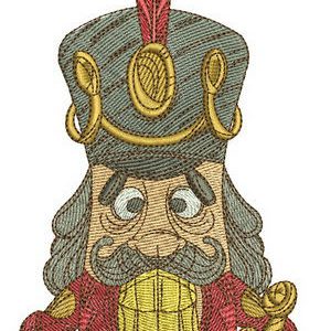 Nutcracker embroidery design