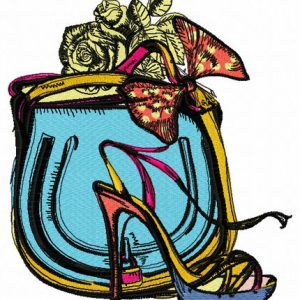 NY fashion lady 2 embroidery design