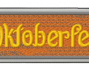 Oktoberfest embroidery design