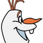 Olaf 20 embroidery design