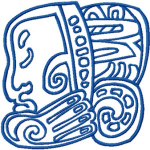 Old Indian embroidery design