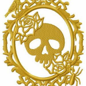 Old photoframe embroidery design