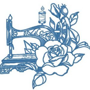 Old sewing machine 6 embroidery design