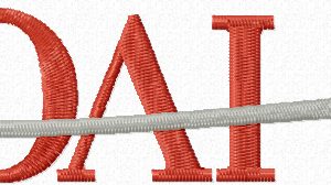 Omni Air International logo embroidery design