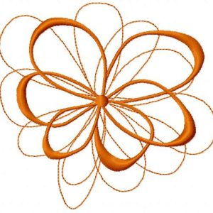 Swirk decoration 5 embroidery design