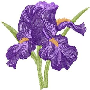 Orchids 10 embroidery design