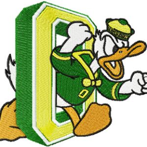 Oregon Ducks Logo 2 embroidery design