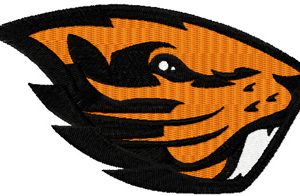 Oregon State Beavers Logo 2013 embroidery design