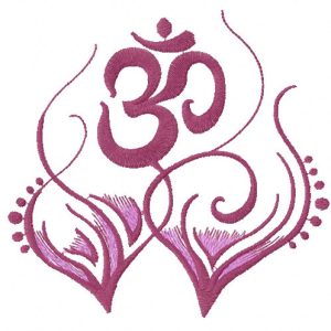 Oriental flower 3 embroidery design