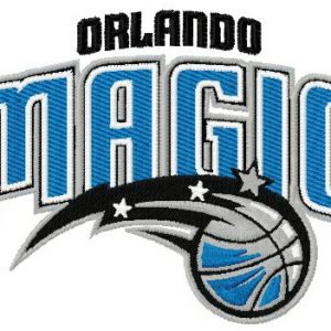 Orlando Magic logo 2 embroidery design