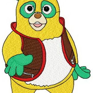 Oso embroidery design