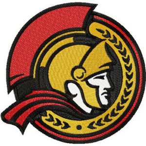 Ottawa Senators alternative logo embroidery design