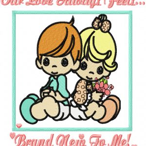 Our Love Always Feels embroidery design
