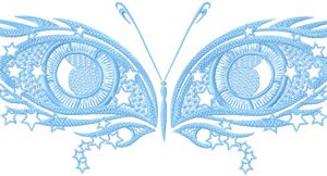 Owl Eyes embroidery design