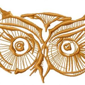 Owl eyes 5 embroidery design