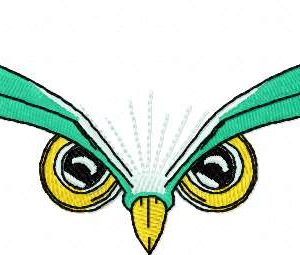 Owl eyes 7 embroidery design