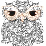 Owl redwork 2 embroidery design