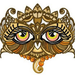 Owl granny 2 embroidery design
