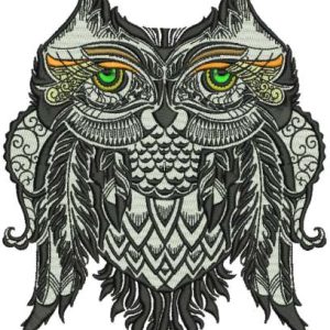 Owl granny 2 embroidery design