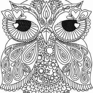 Owl redwork embroidery design