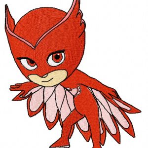Owlette embroidery design