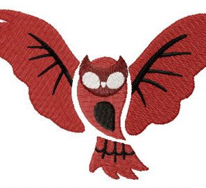 Owlette sign embroidery design