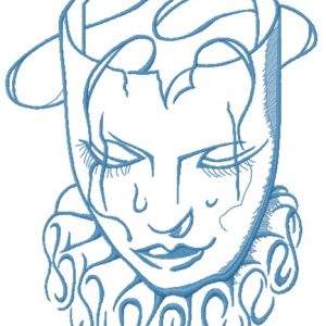 Painful moments in your life embroidery design