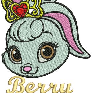 Palace Pets Berry embroidery design