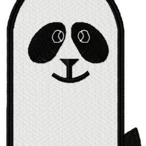 Panda glove embroidery design
