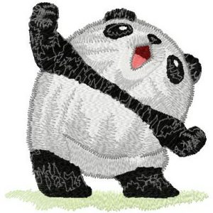 Panda yamns embroidery design
