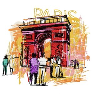 Paris 4 embroidery design