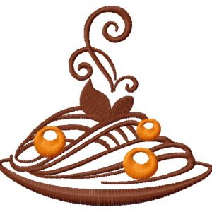 Pasta embroidery design