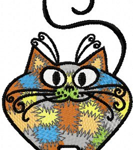 I*m Patches Cat embroidery design
