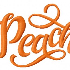 Peach 2 embroidery design