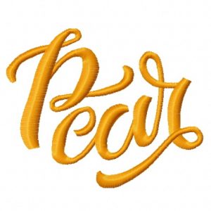 Pear 2 embroidery design