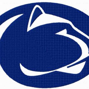 Penn State Nittany Lions logo embroidery design