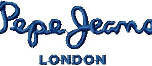 Pepe Jeans Logo embroidery design