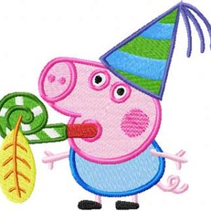 Peppa Pig Carnival embroidery design