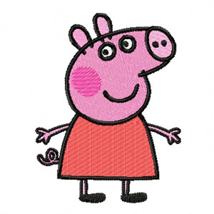 Peppa Pig 1  embroidery design