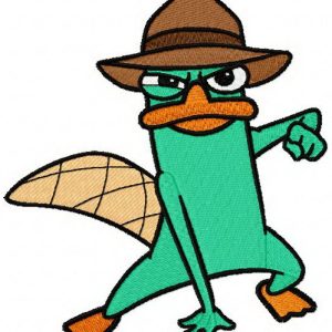 Perry the Platypus 2 embroidery design