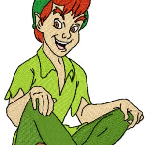 Peter Pan embroidery design