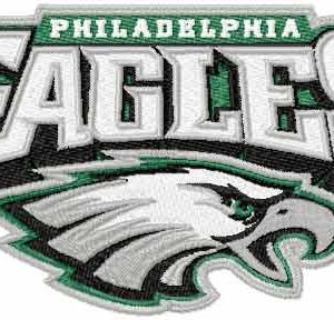 Philadelphia Eagles logo 2 embroidery design